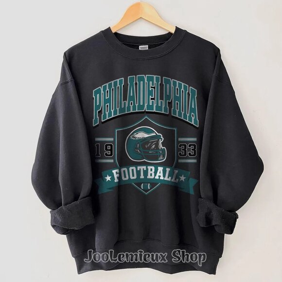 Philadelphia Eagles Shirt Sweatshirt, 1933 Philadelphia Eagles Philly Sweater - Picture 1 of 3